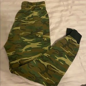 Camo sweatpants